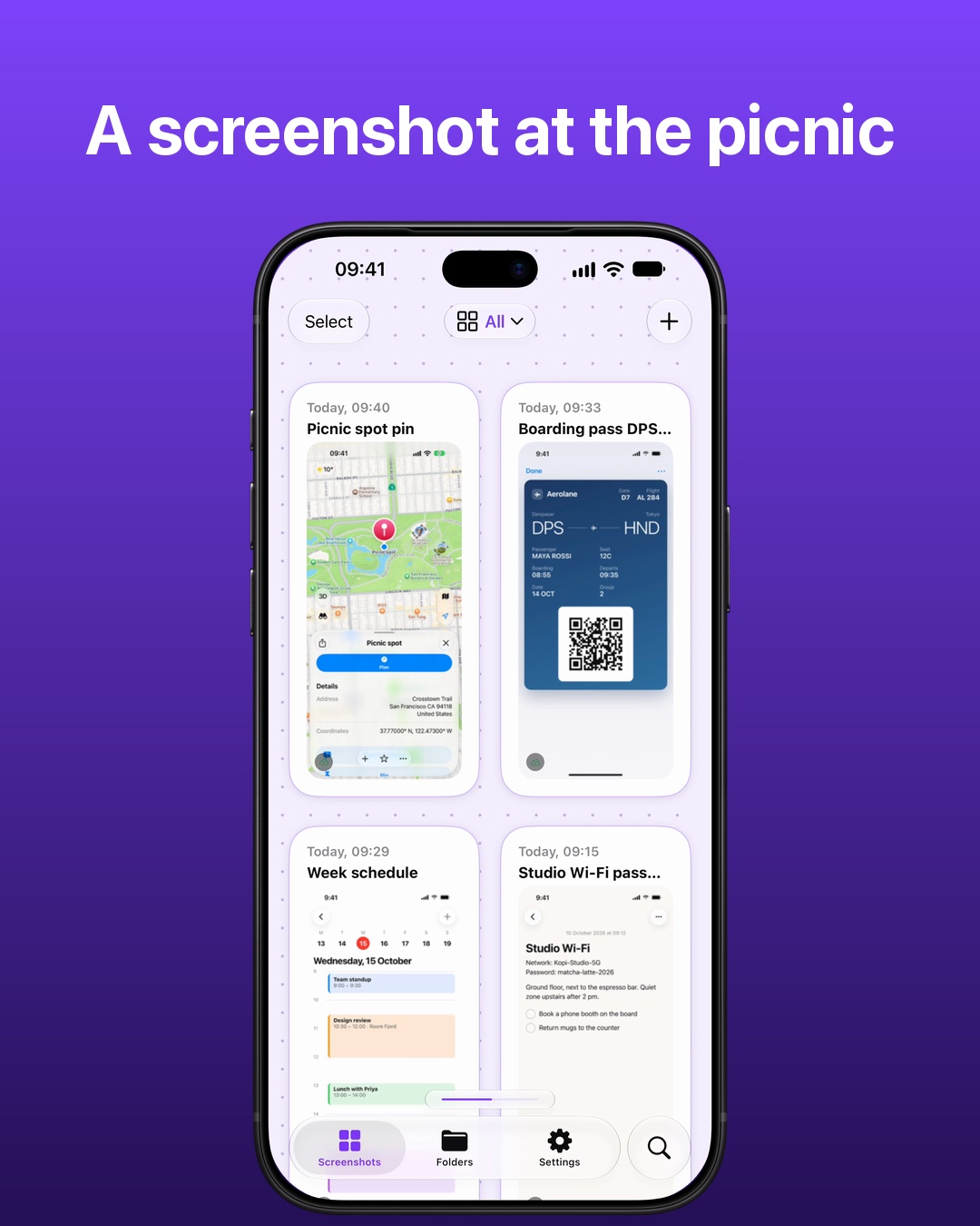Screenshot on iPhone, already on your Mac