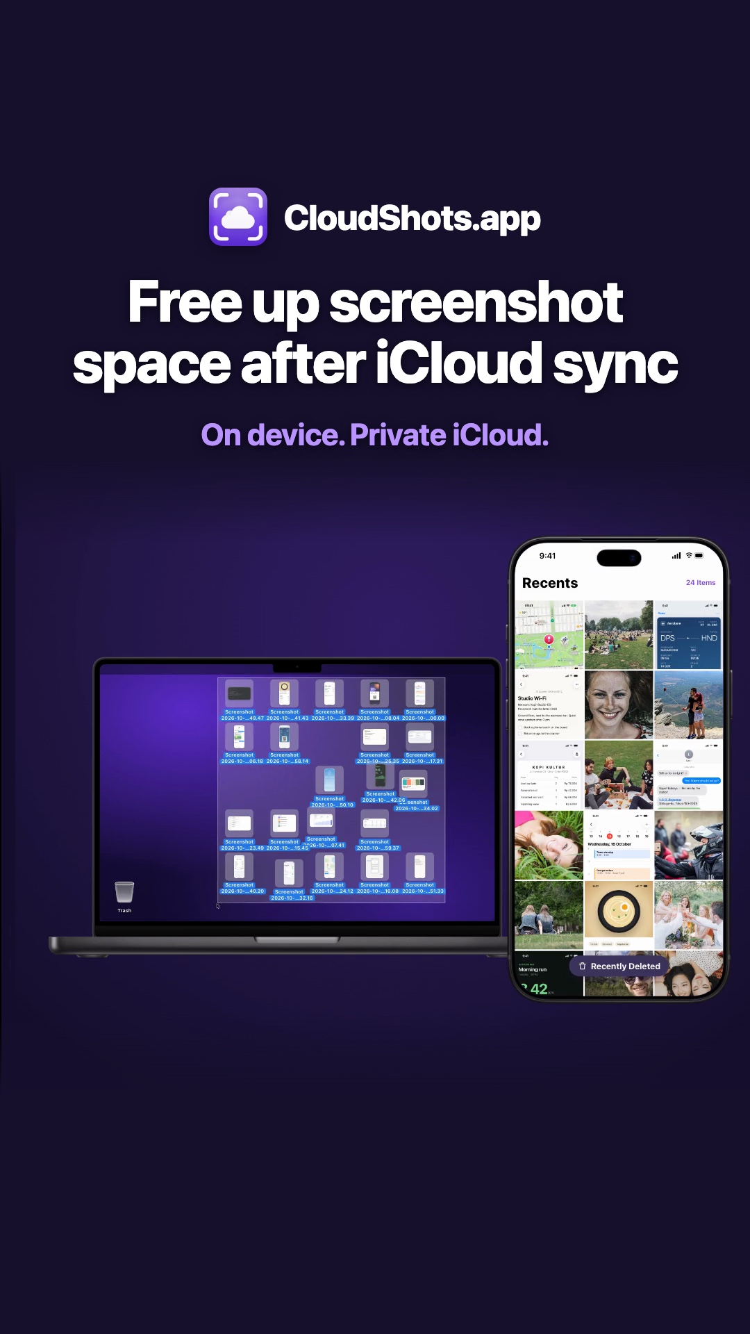 Free Up Screenshot Space on iPhone and Mac After iCloud Sync