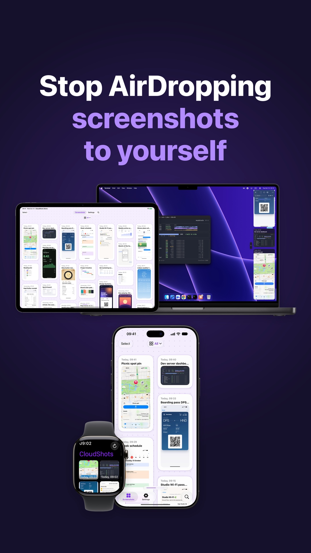 Sync Screenshots from iPhone to Mac Without AirDrop