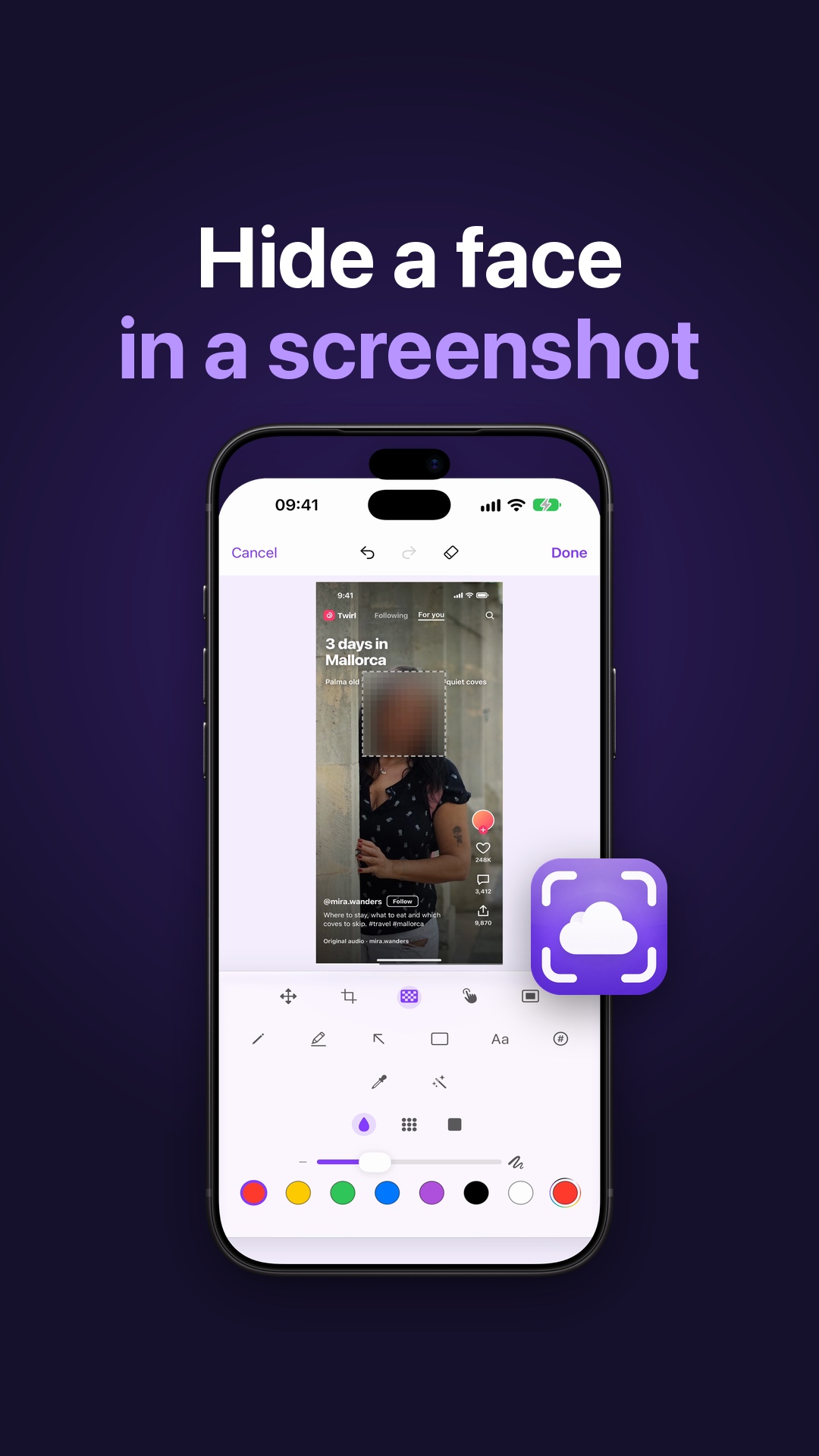 How to Hide a Face in a Screenshot on iPhone and Mac